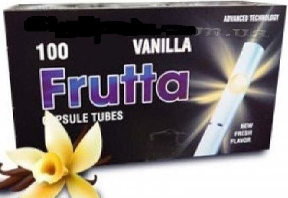 Gilza Gilzy Frutta VANILLA Tubki Tutki Papierosowe Klikane Waniliowe 100szt