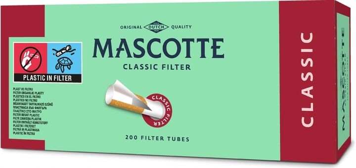 Gilza Gilzy Mascotte Classic Tubki Tutki Papierosowe 200 szt.