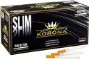 Gilza Gilzy Korona SLIM Premium Tubki Tutki Papierosowe Cienkie 500 szt.