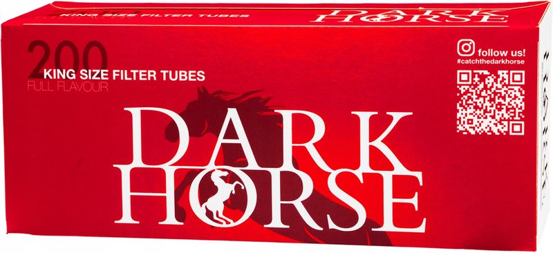 Gilza Gilzy Papierosowe Dark Horse KS Tubki Tutki do Papierosów 200 szt.