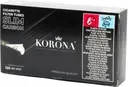 Gilza Gilzy Papierosowe KORONA SLIM CARBON Tubki Tutki Filtr Węglowy 120szt