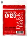 Filtry Papierosowe DARK HORSE SLIM 6x15 mm 120szt CIENKIE FILTRY Papierosów
