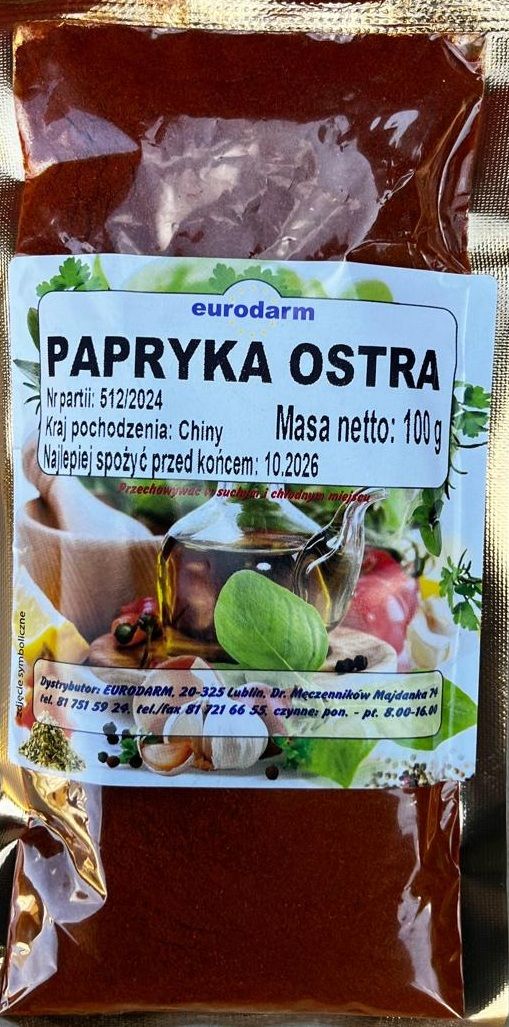 PAPRYKA OSTRA - 100 g #30