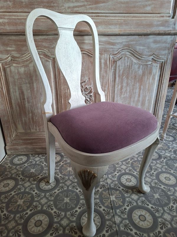 Chaise "Chippendale" Lilas