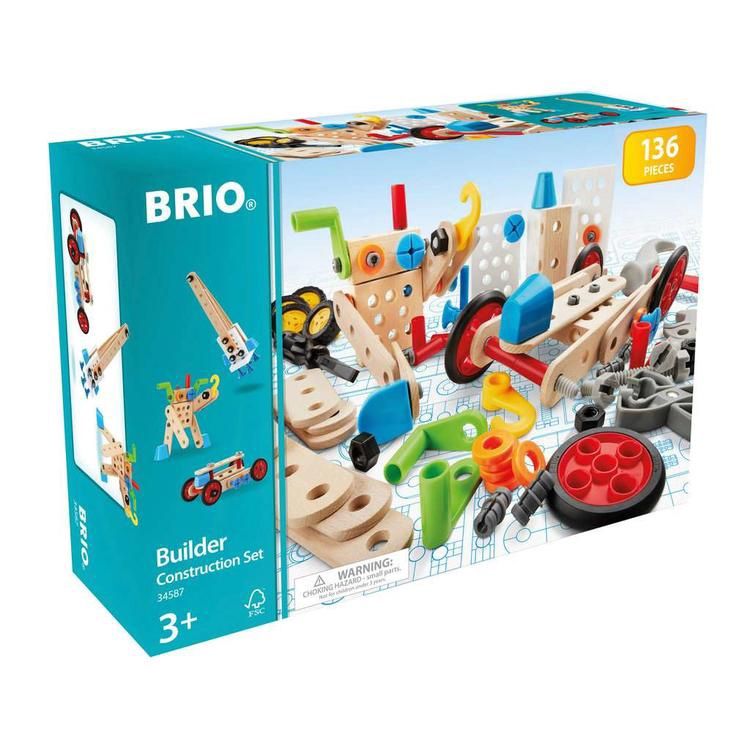 BRIO - COFFRET DE CONSTRUCTIONS 136 PIÈCES