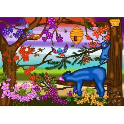 CASSE-TÊTE 1000 PIÈCES JACAROU - PETIT BONHEUR SUCRÉ