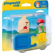 PLAYMOBIL 6961 - OUVRIER AVEC BROUETTE