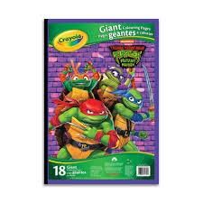 PAGES GÉANTES À COLORIER - TEENAGE MUTANT NINJA TURTLE