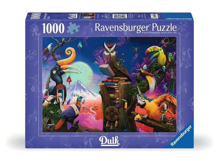 CASSE-TÊTE 1000 PIÈCES RAVENSBURGER - CHANSONS D'OISEAUX ÉTEINTS