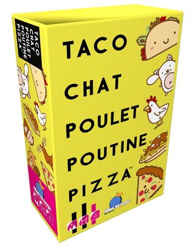 TACO, CHAT, POULET, POUTINE, PIZZA