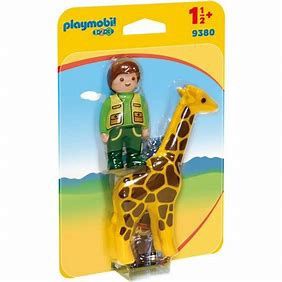 PLAYMOBIL 9380 - SOIGNEUR AVEC GIRAFE