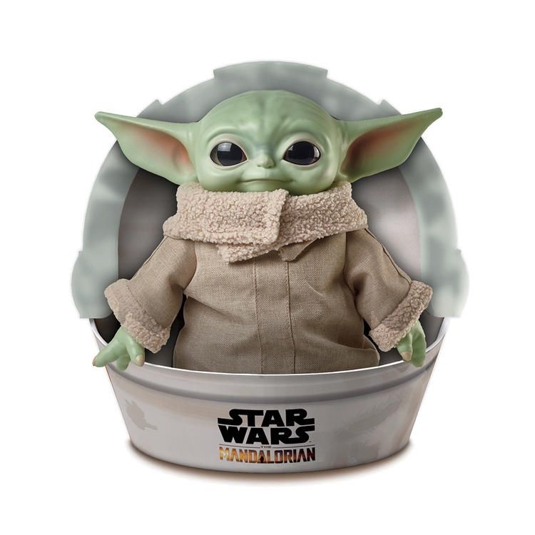 PELUCHE BÉBÉ YODA (28CM)