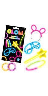 ENSEMBLE DE FÊTE FLUORESCENT 12 PIÈCES