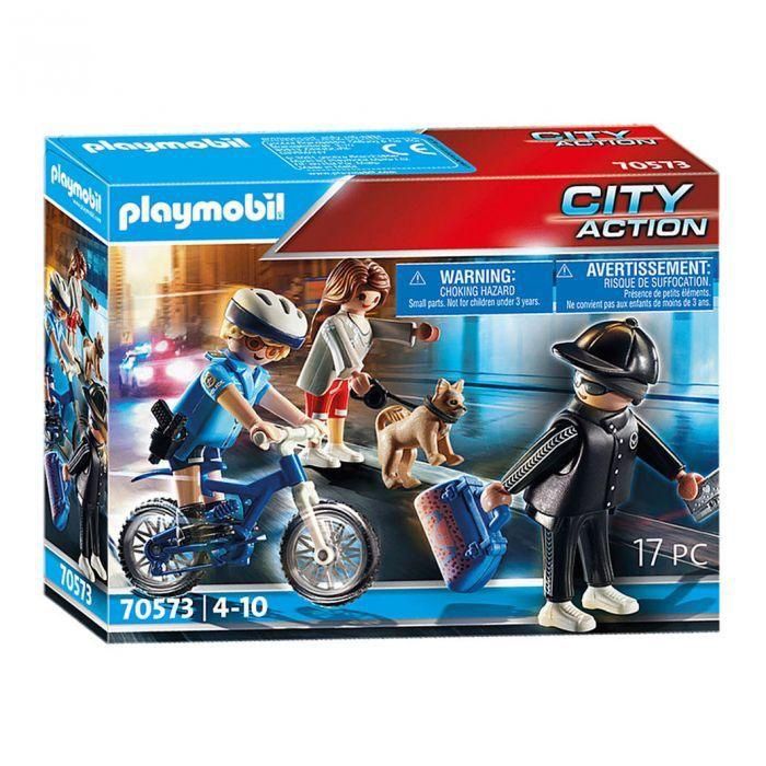 PLAYMOBIL 70573 - POLICIÈRE ET VOLEUR