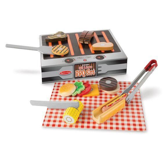 MELISSA &amp; DOUG - ENSEMBLE BBQ EN BOIS