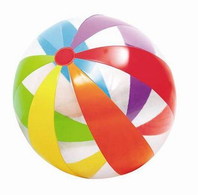 BALLON DE PLAGE RAYÉ
