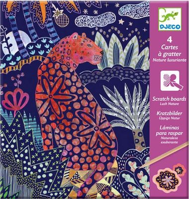 DJECO CARTES À GRATTER - NATURE LUXURIANTE
