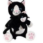 MARIONNETTE MAMAN ET BÉBÉ - CHAT CARA ET MIMI