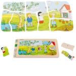 CASSE-TÊTE EMPILABLE 36 PIÈCES BELEDUC - 4 SAISONS