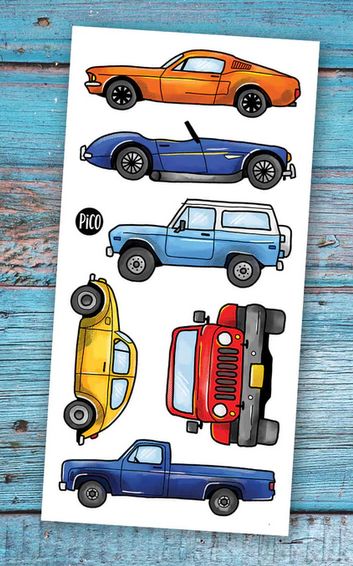 PICO TATOO - LES VOITURES CLASSIQUES