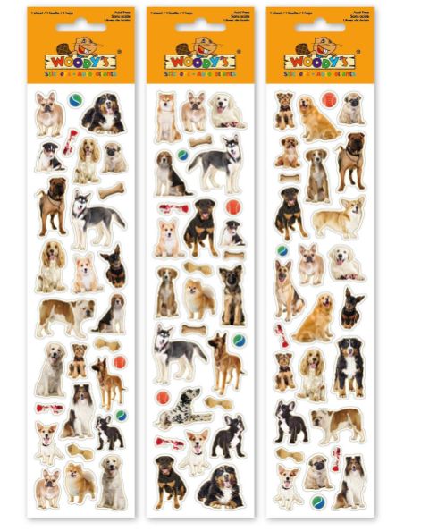 AUTOCOLLANTS - LES CHIENS