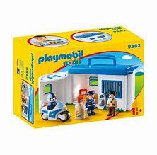 PLAYMOBIL 1-2-3 9382 - COMMISSARIAT POLICE TRANSPORTABLE