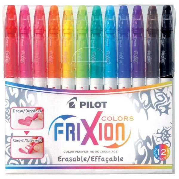 FEUTRE DE COLORIAGE FRIXION COLOR X12 EFFAÇABLE