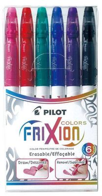 FEUTRE DE COLORIAGE FRIXION COLORS X6 EFFAÇABLE