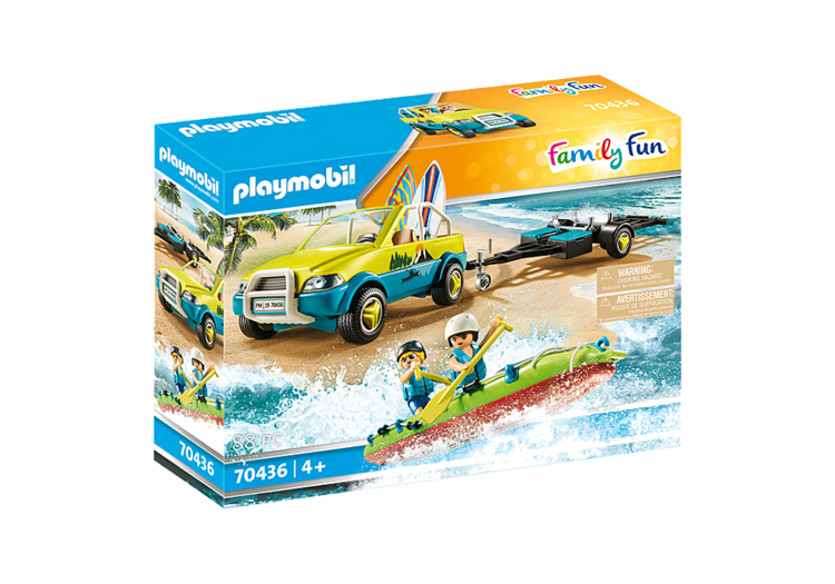 PLAYMOBIL 70436 - VOITURE AVEC CANOË