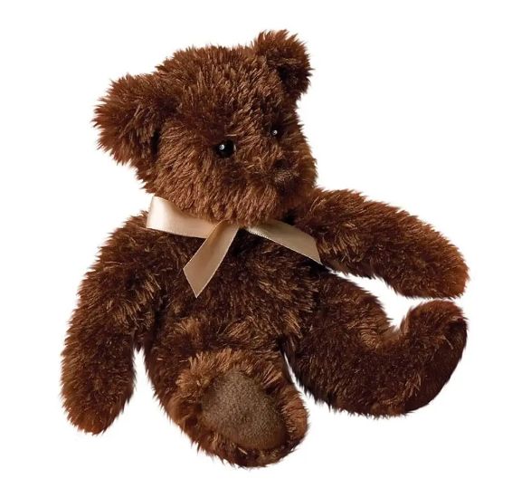 PELUCHE DOUGLAS - FUZZY L'OURS BRUN CHOCOLAT