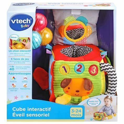 VTECH - CUBE INTÉRACTIF ÉVEIL SENSORIEL