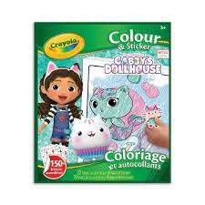 CRAYOLA COLORIAGE ET AUTOCOLLANTS - GABBY ET LA MAISON MAGIQUE