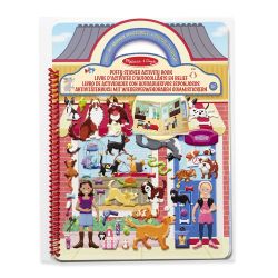 LIVRE D'ACTIVITÉ AUTOCOLLANTS REPOSITIONNABLES RELIEFS: ANIMAUX DOMESTIQUES