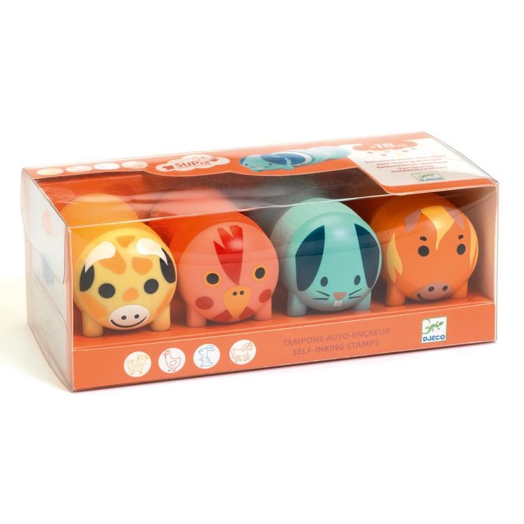 DJECO TAMPONS POUR LES PETITS - ANIMAUX DE LA FERME