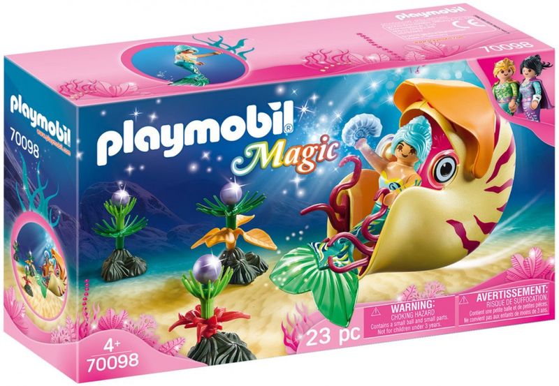 PLAYMOBIL 70098 - SIRENE ET ESCARGOT DES MERS