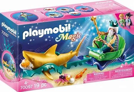 PLAYMOBIL 70097 - ROI DES MERS ET CALECHE ROYALE