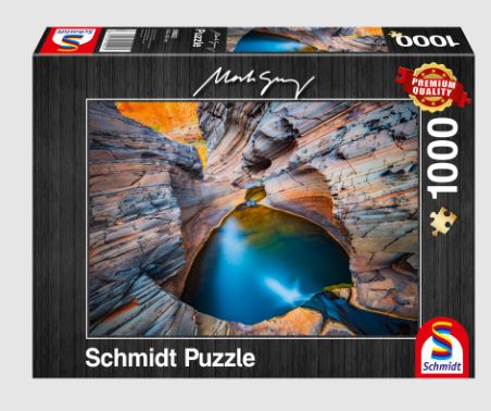 CASSE-TÊTE 1000 PIÈCES SCHMIDT - MARK GRAY: INDIGO