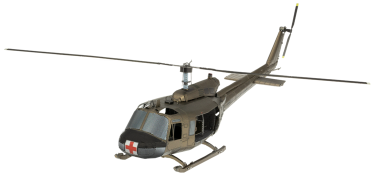 METAL EARTH - UH-1 HUEY HÉLICOPTÈRE