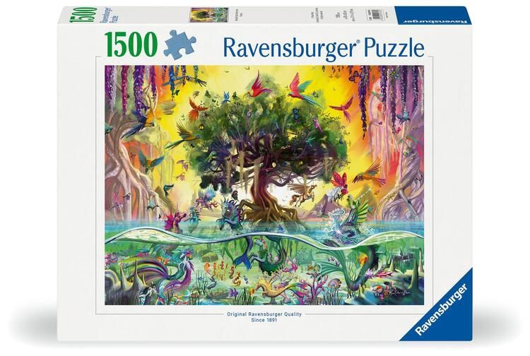 CASSE-TÊTE 1500 PIÈCES RAVENSBURGER - LICORNE DES MERS ET SES AMIS