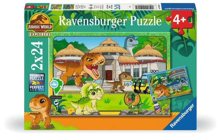 CASSE-TÊTE 2 X 24 PIÈCES RAVENSBURGER - VIVRE EN TERRE SAUVAGE