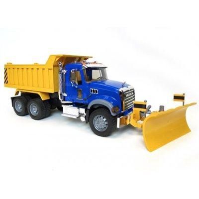 BRUDER 02825 - MACK CAMION BENNE AVEC GRATTE