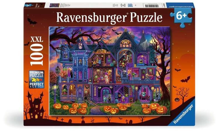 CASSE-TÊTE 100 PIÈCES RAVENSBURGER - LA MAISON DES MONSTRES
