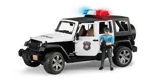 BRUDER 02526 - JEEP WRANGLER DE POLICE