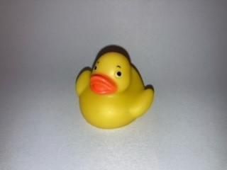 PETIT CANARD JAUNE EN CAHOUTCHOUC