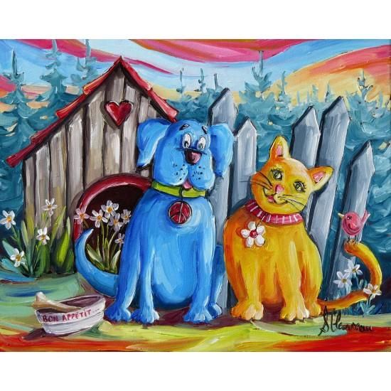 BRODERIE DE DIAMANTS JACAROU - LES SUPERS AMIS