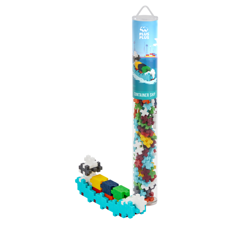 PLUS-PLUS TUBE 70 PIÈCES - PORTE-CONTENEUR