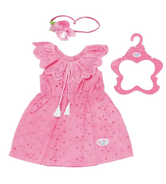 BABY BORN - ROBE À FLEURS TENDANCE 43CM