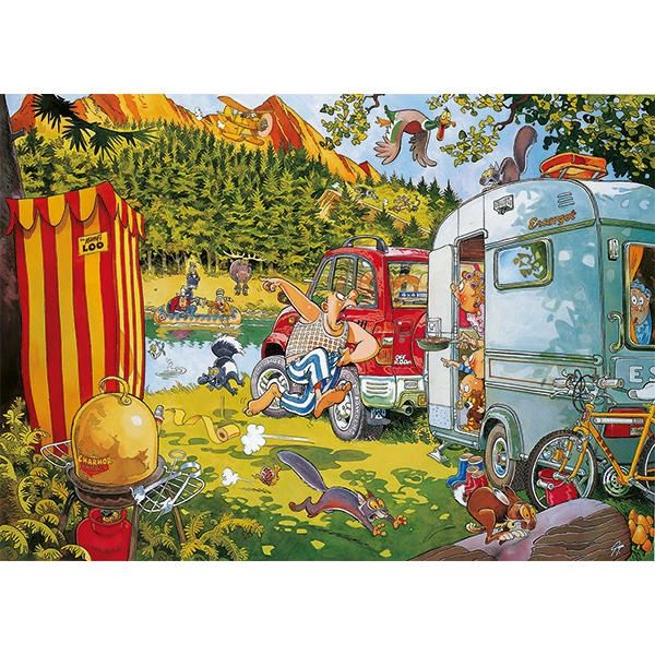 CASSE-TÊTE 1000 PIÈCES WASGIJ ORIGINAL RETRO NO7 - NÉCESSITÉS D'OURS