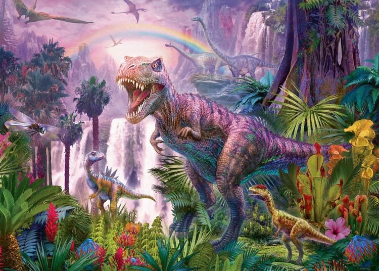 CASSE-TÊTE 200 PIÈCES RAVENSBURGER - PAYS DES DINOSAURES