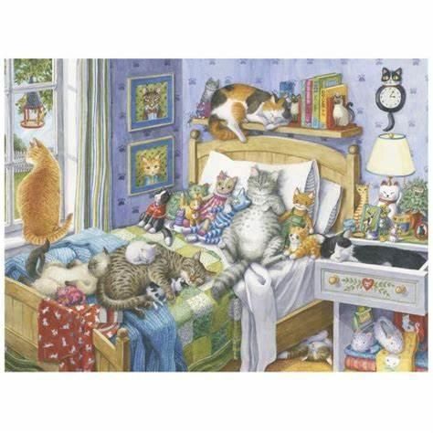 CASSE-TÊTE 500 PIÈCES XL RAVENSBURGER - LE SOMME DES CHATS